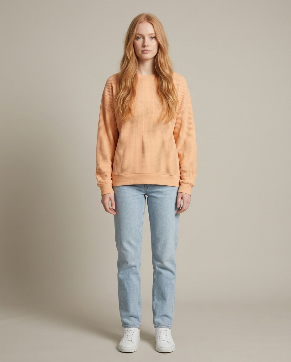 Jumper Women Loose Fit Cotton Blend – Winter