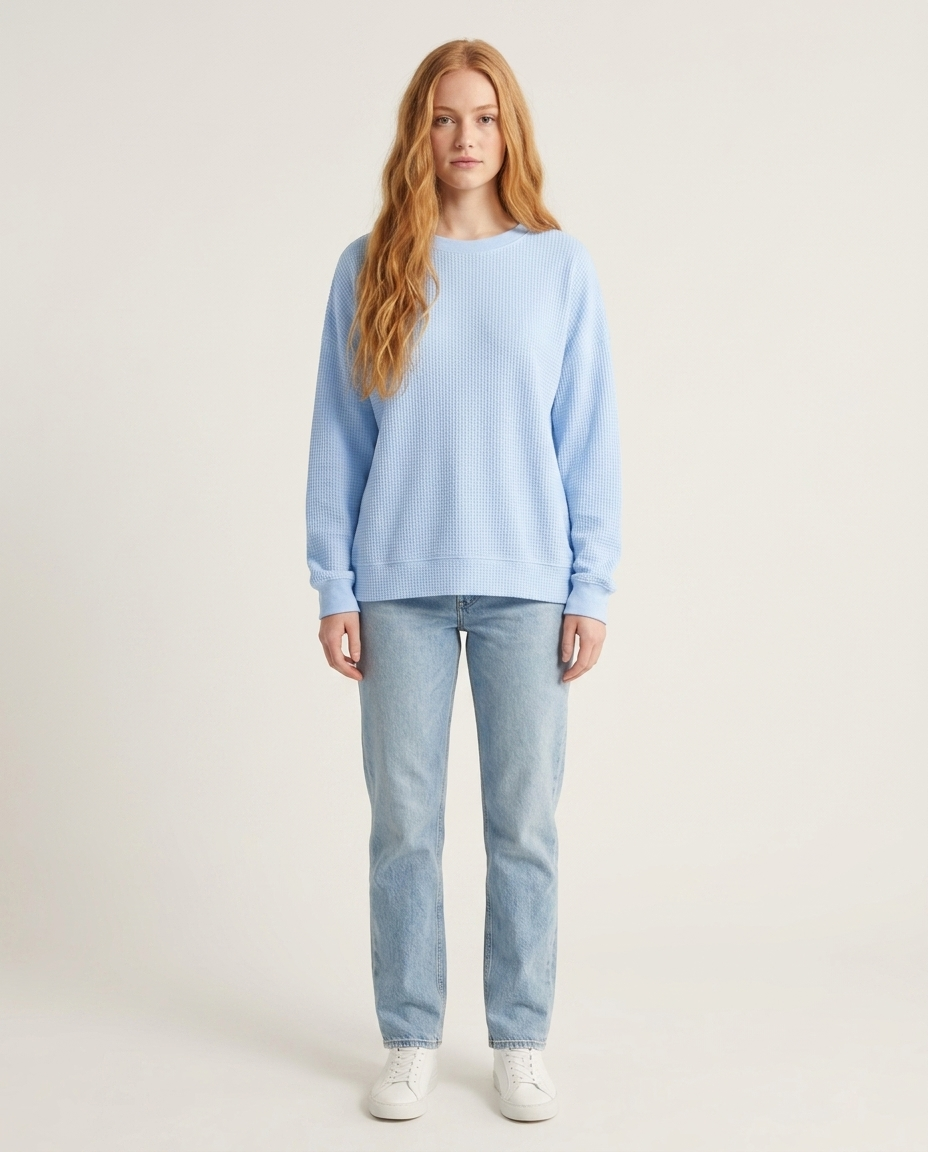 Jumper Women Loose Fit Cotton Blend – Winter