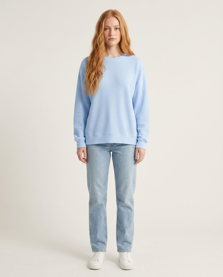 Jumper Women Loose Fit Cotton Blend – Winter