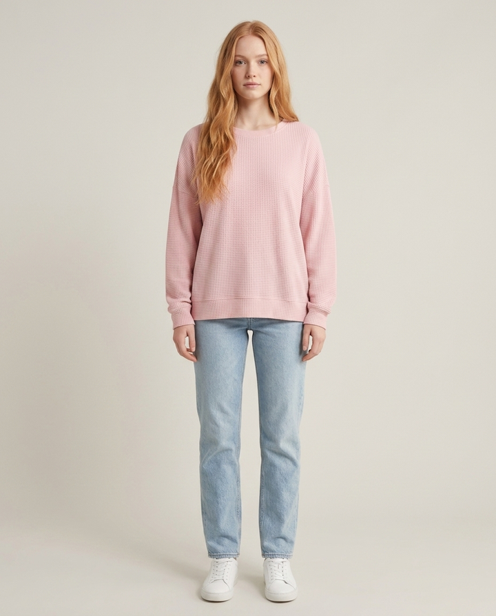 Jumper Women Loose Fit Cotton Blend – Winter