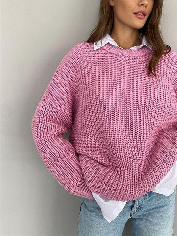 Jumper Women Oversized Chunky Knit – Winter