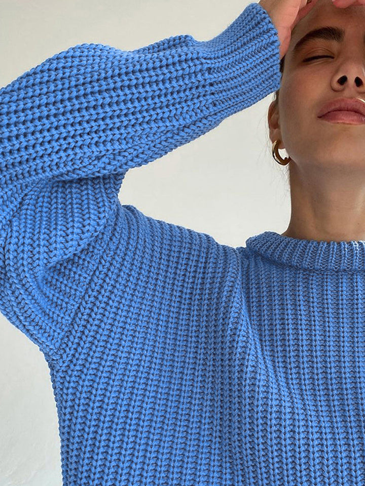 Jumper Women Oversized Chunky Knit – Winter