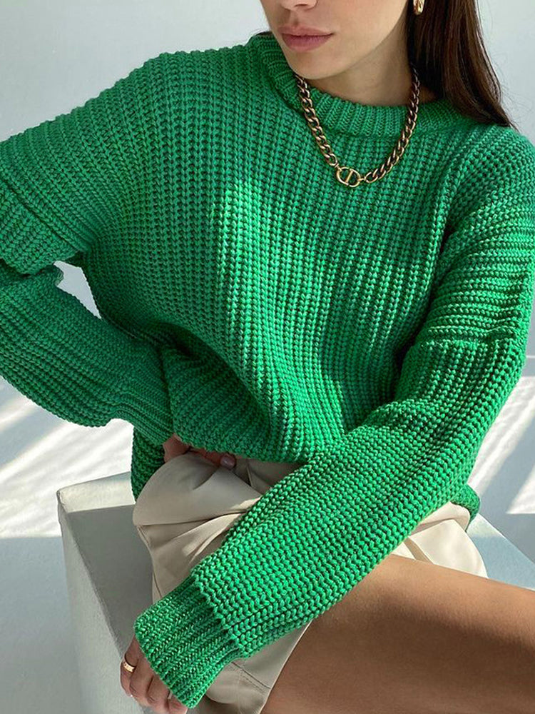 Jumper Women Oversized Chunky Knit – Winter
