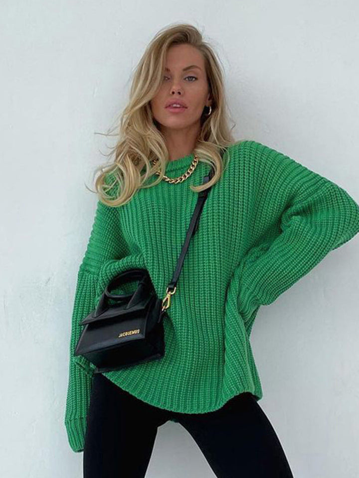 Jumper Women Oversized Chunky Knit – Winter