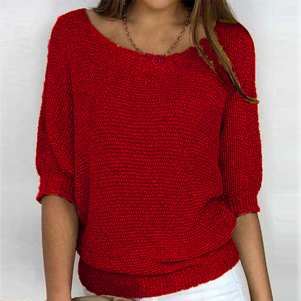 Jumper Women Loose Fit Knitted – Casual