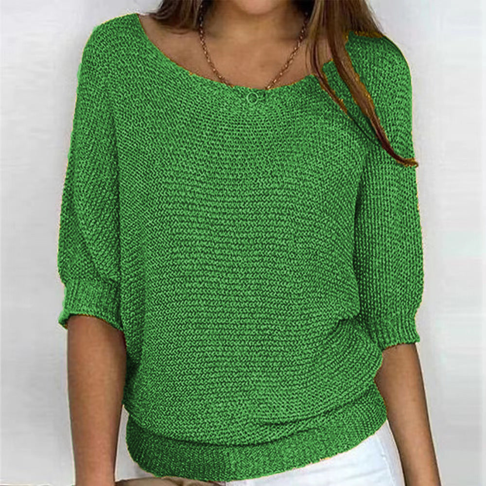 Jumper Women Loose Fit Knitted – Casual
