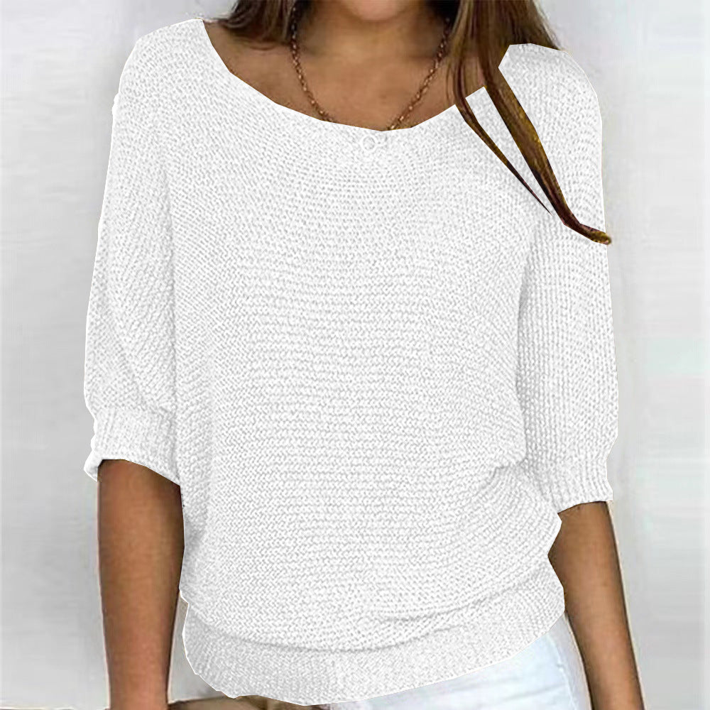 Jumper Women Loose Fit Knitted – Casual