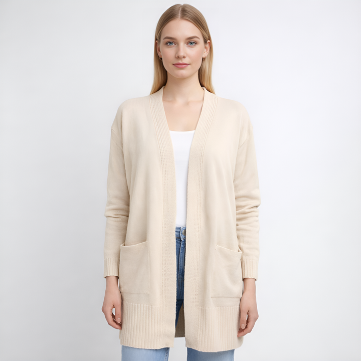 Cardigan Women Knitted with Pockets – Winter