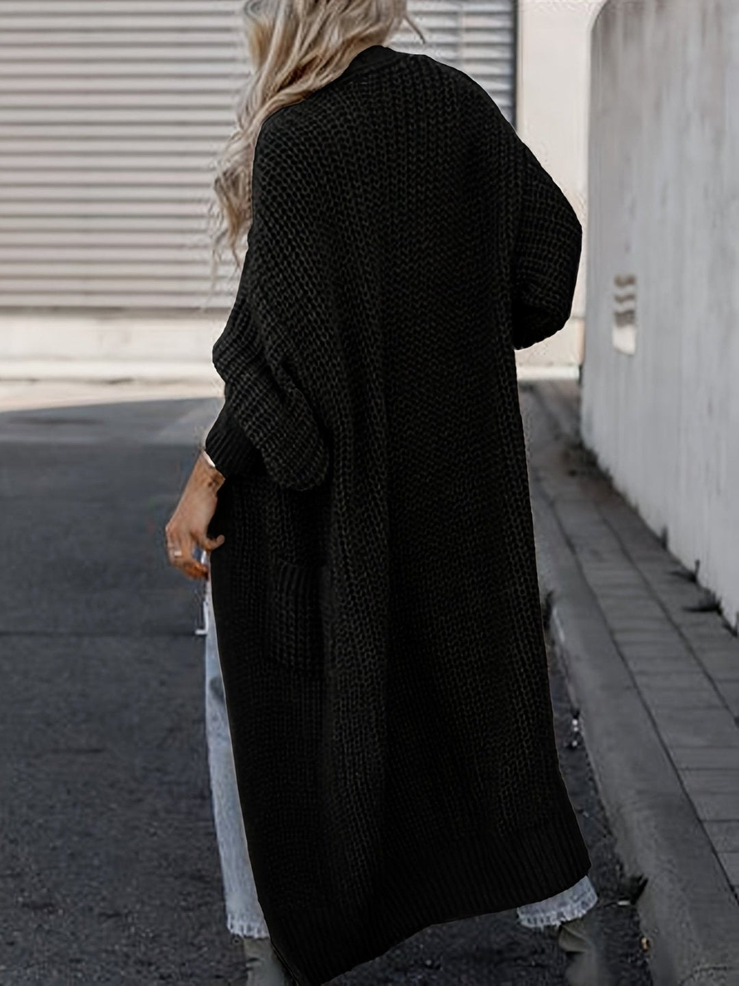 Cardigan Women Long Open Front with Pockets – Casual
