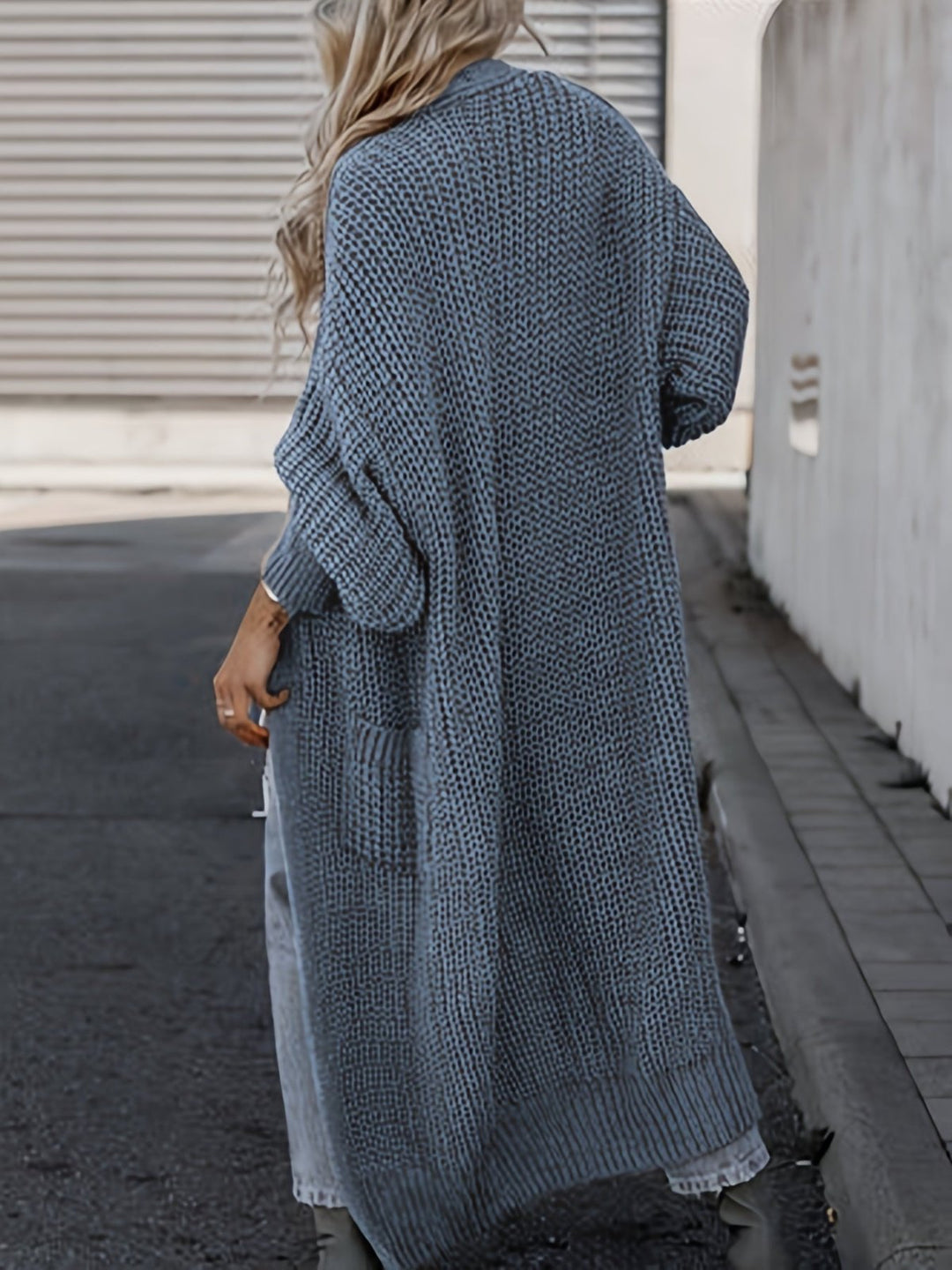 Cardigan Women Long Open Front with Pockets – Casual