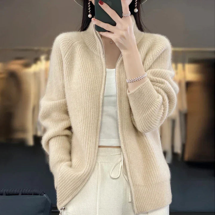 Cardigan Women Oversized Knitted Wool – Winter