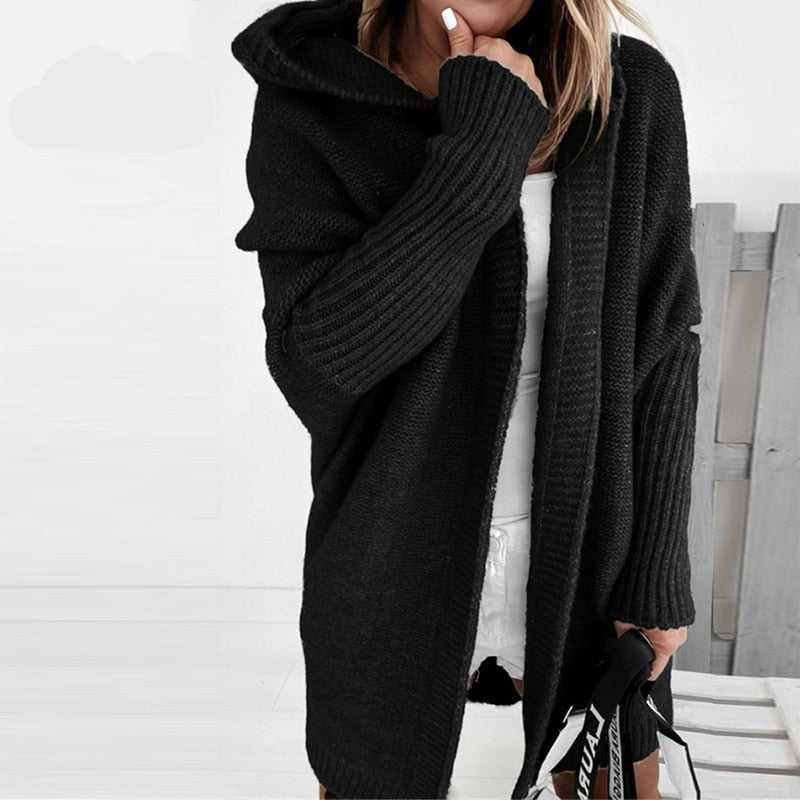 Cardigan Women Oversized Knitted – Casual