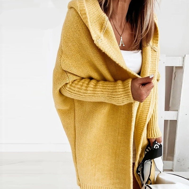 Cardigan Women Oversized Knitted – Casual