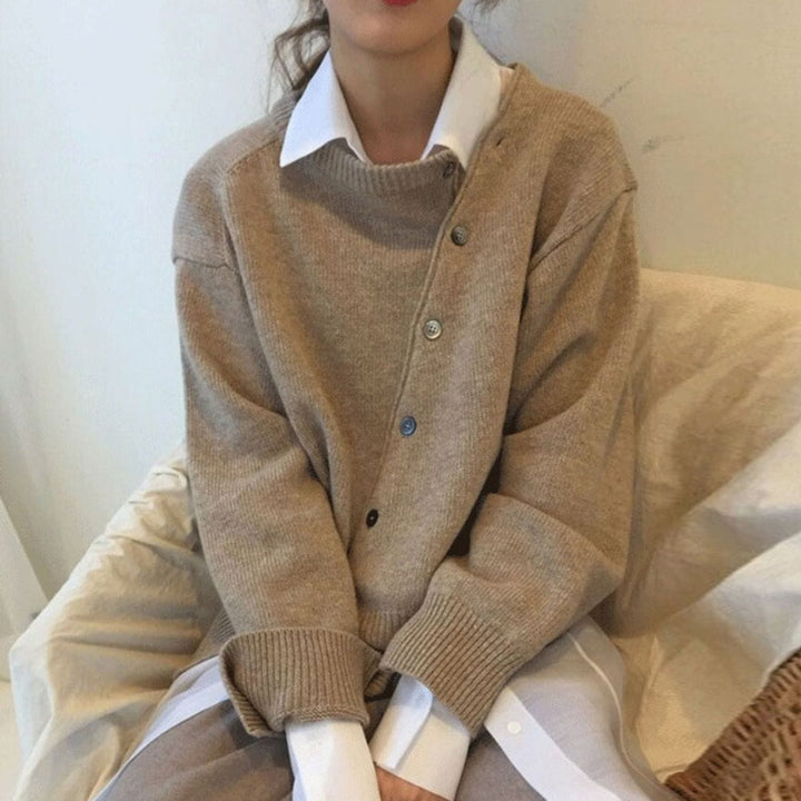 Cardigan Women Buttoned Cashmere – Winter