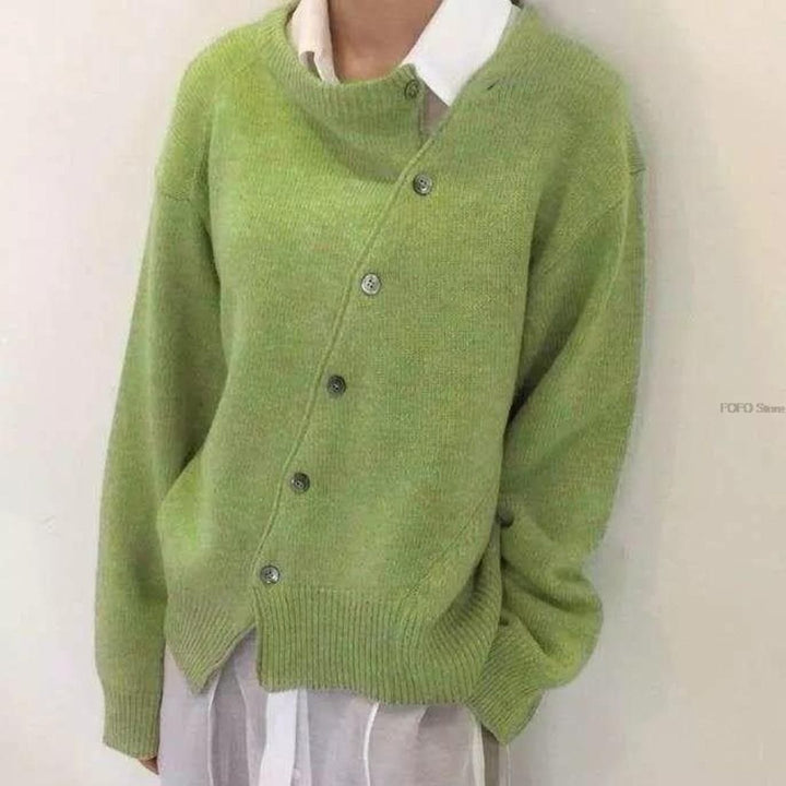 Cardigan Women Buttoned Cashmere – Winter