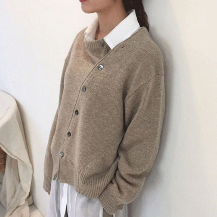 Cardigan Women Buttoned Cashmere – Winter