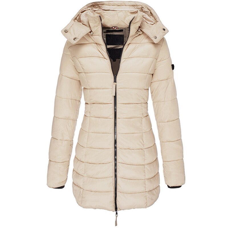 Coat Women Padded Hooded – Winter