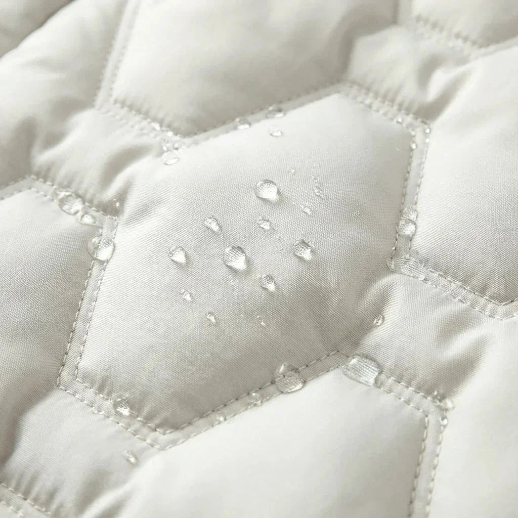 Coat Women Long Quilted with Hood – Winter