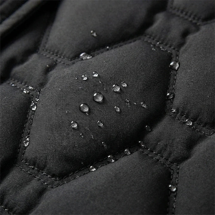 Coat Women Long Quilted with Hood – Winter