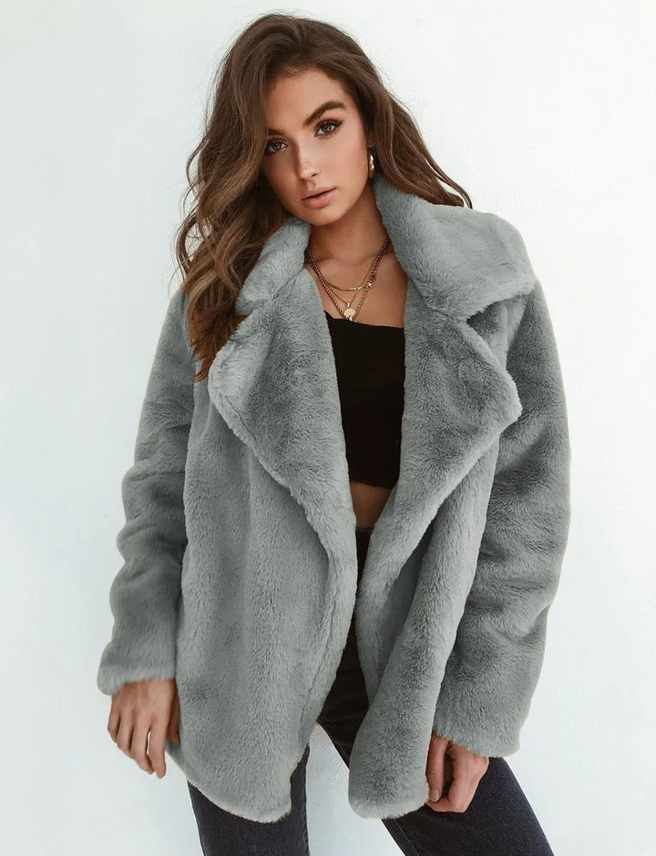 Coat Women Teddy Fleece Long – Winter