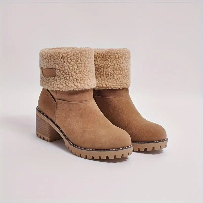 Boots Women Faux Fur Lined Winter – Casual