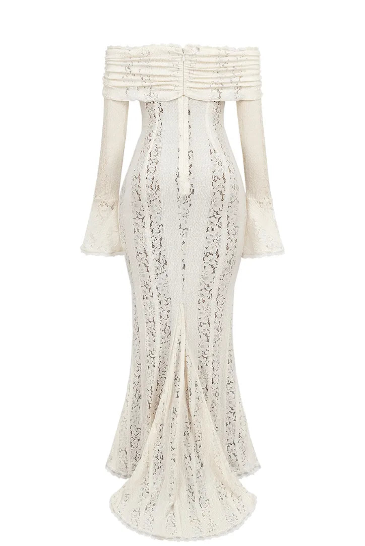 Dress Women Midi Lace Viscose – Casual
