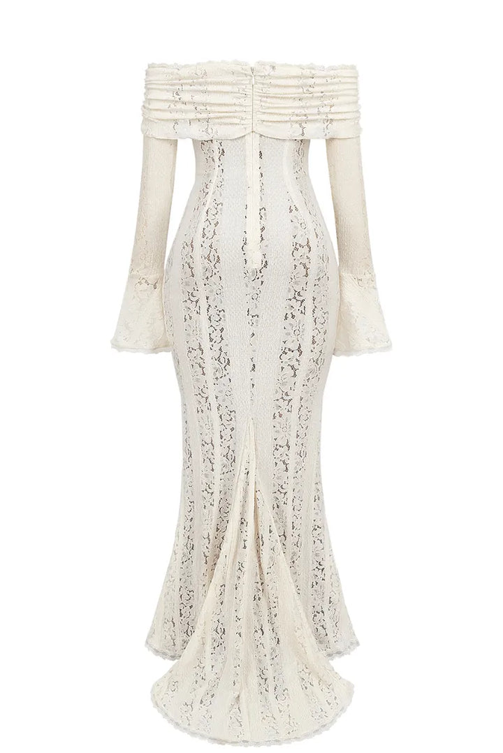 Dress Women Midi Lace Viscose – Casual